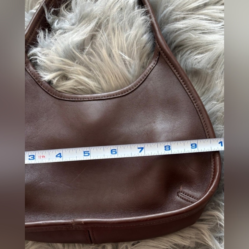 Vintage Coach Leather Ergo Mini 9027 Shoulder Bag Mahogany Small - Picture 7 of 7